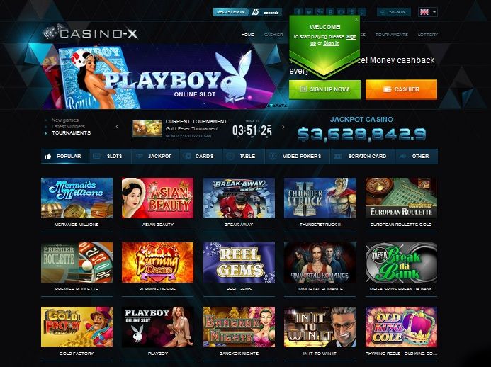 играть в casino X на деньги