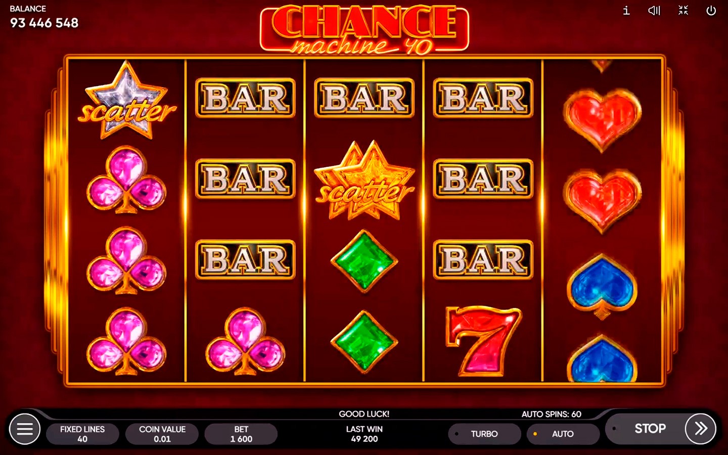 Chance Machine 40